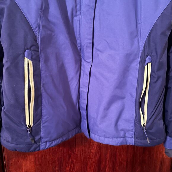 Columbia Jacket Cobalt Blue Omni Tech Waterproof Coat Womens Medium Ski Winter - Picture 2 of 14
